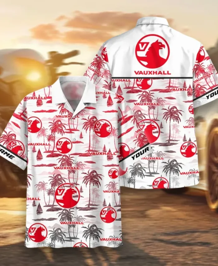 Compact SUV Hawaiian Shirt Exclusive Logo, Engine Lover Button Shirt CAR205
