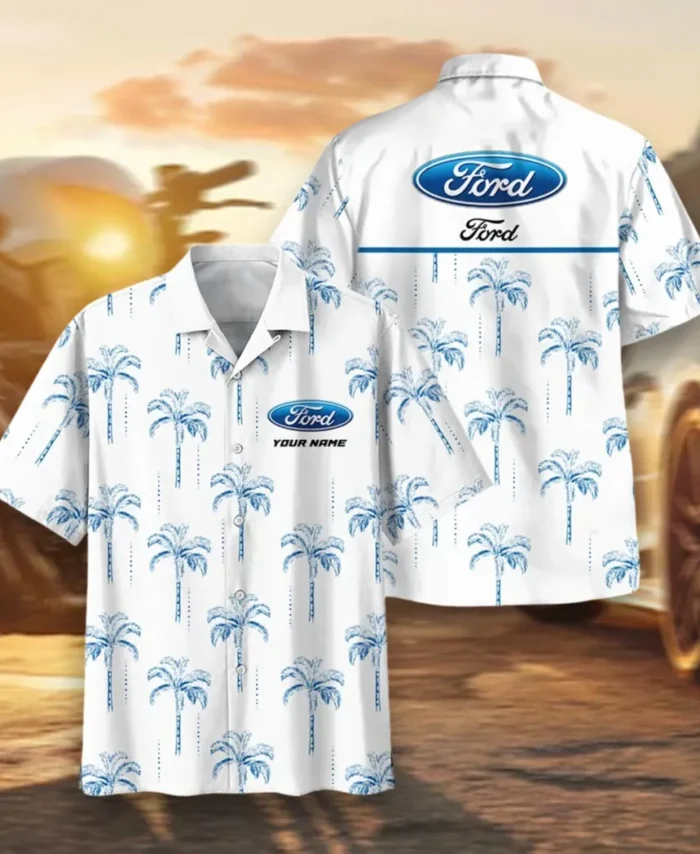 Muscle Car Hawaiian Shirt Exclusive Logo, Summer Garage Button Shirt CAR206