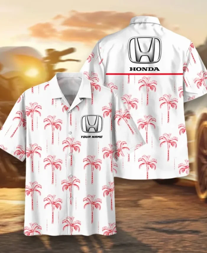 Crossover Hawaiian Shirt Exclusive Logo, Highway Cruise Button Shirt CAR206