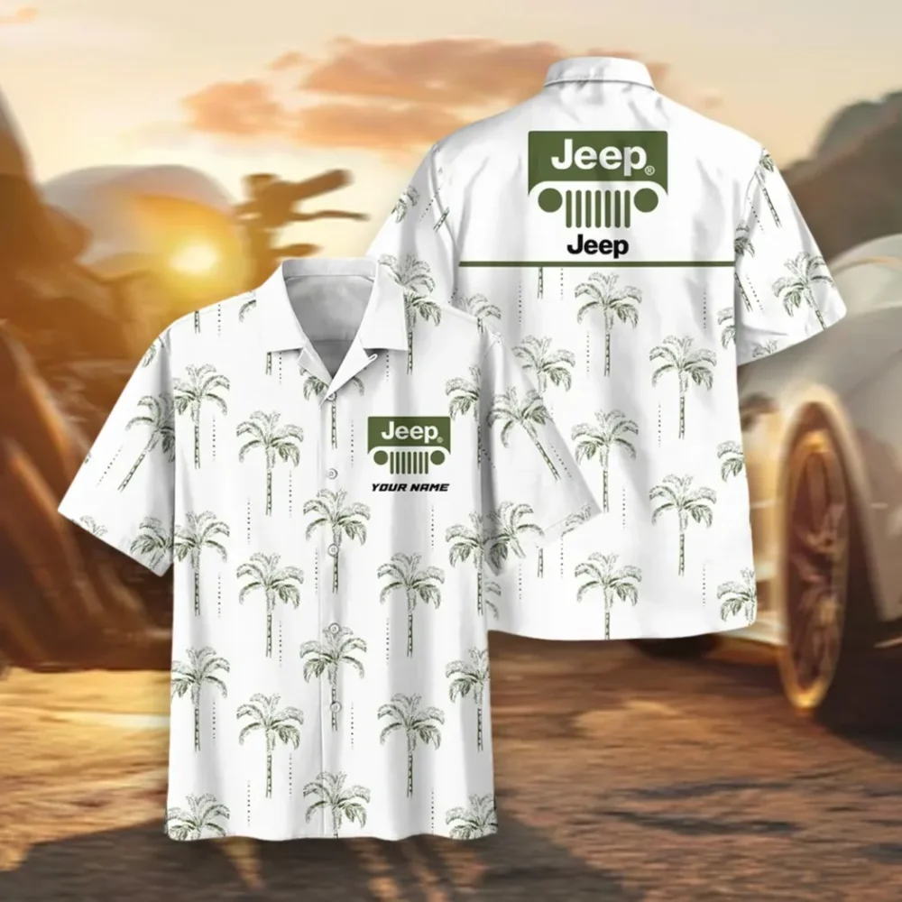 4x4 Vehicle Maker Hawaiian Shirt Exclusive Logo, Performance Gear Button Shirt CAR206