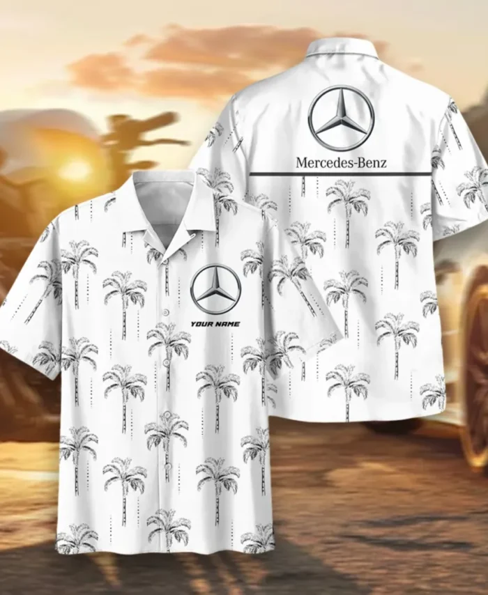 Business-Class Auto Hawaiian Shirt Exclusive Logo, Open Road Button Shirt CAR206