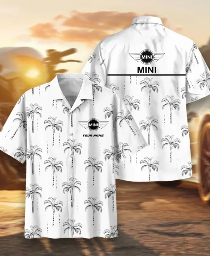 Nimble Hatch Hawaiian Shirt Exclusive Logo, Chrome Wave Button Shirt CAR206
