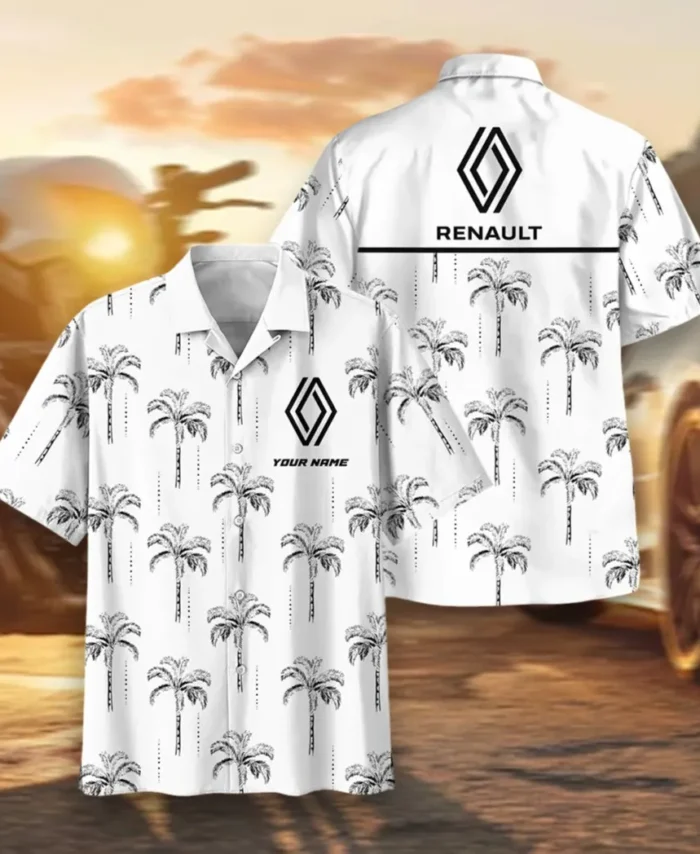French Car Hawaiian Shirt Exclusive Logo, Hot Rod Button Shirt CAR206