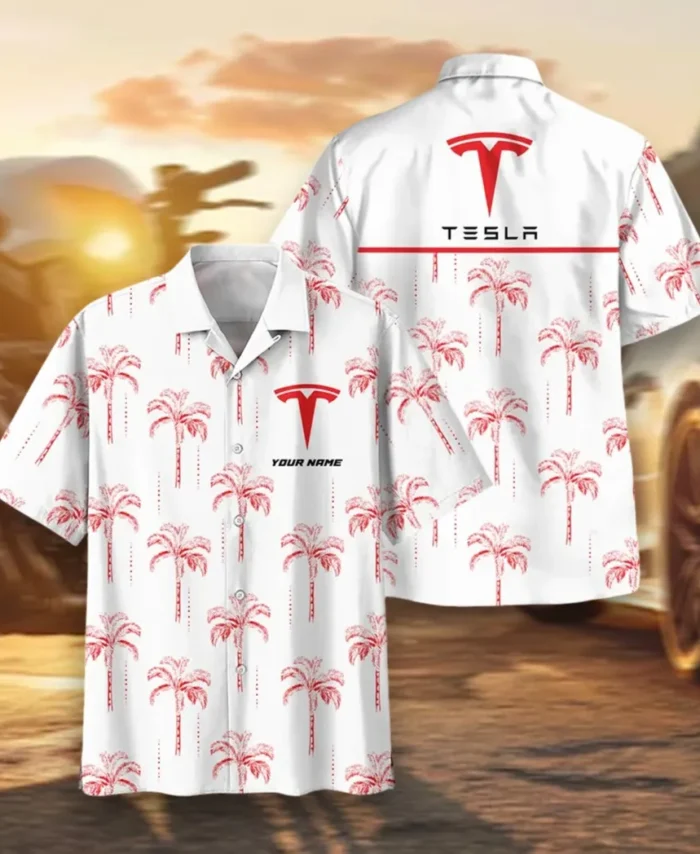 Smart EV Hawaiian Shirt Exclusive Logo, Engine Lover Button Shirt CAR206