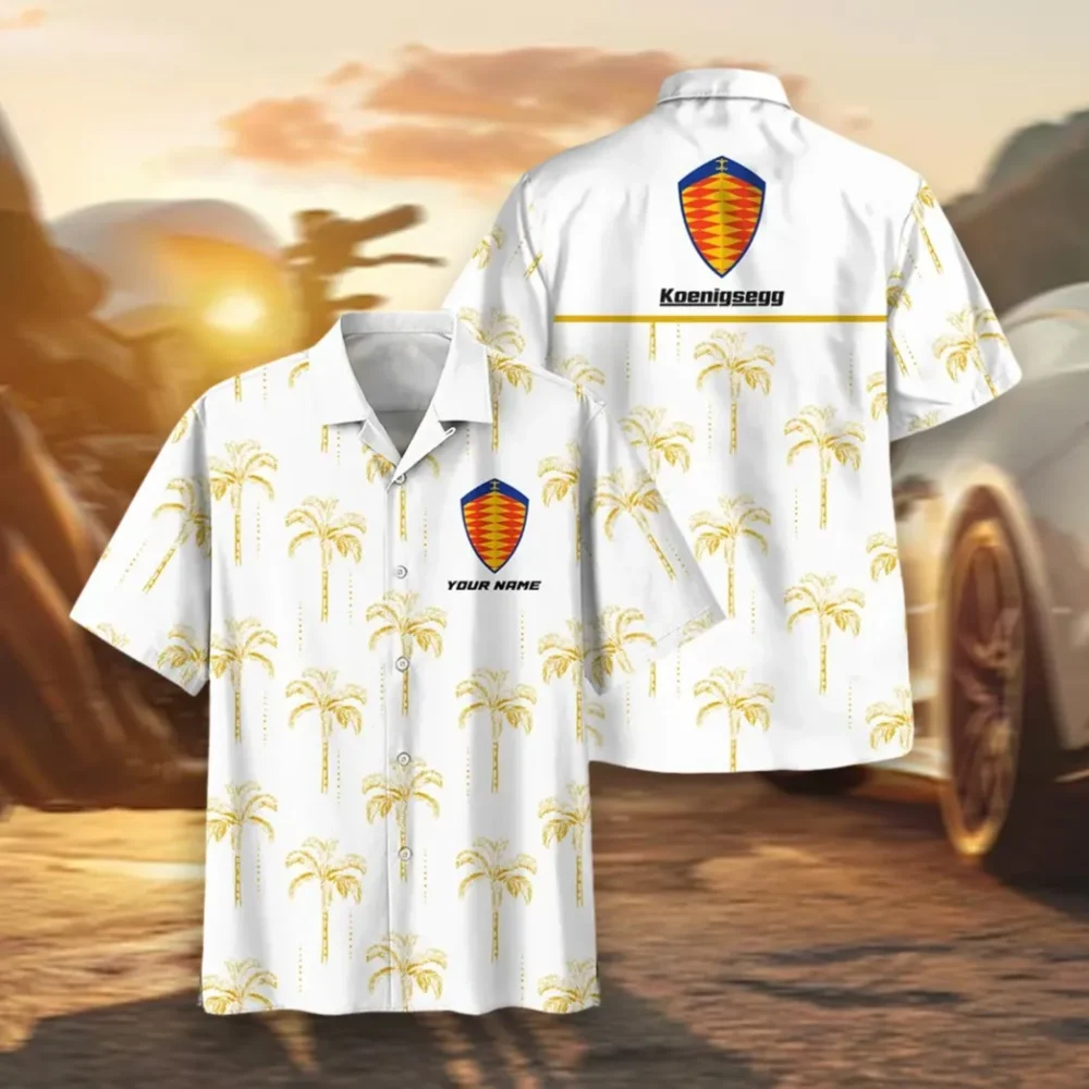 Hypercar Hawaiian Shirt Exclusive Logo, Custom Ride Button Shirt CAR206