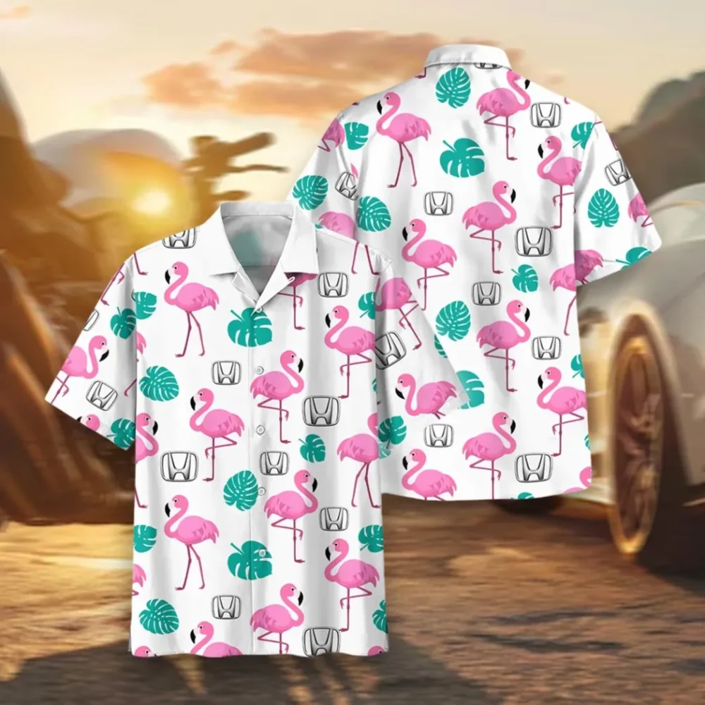 City Car Hawaiian Shirt Exclusive Logo, Drift-Ready Button Shirt CAR207