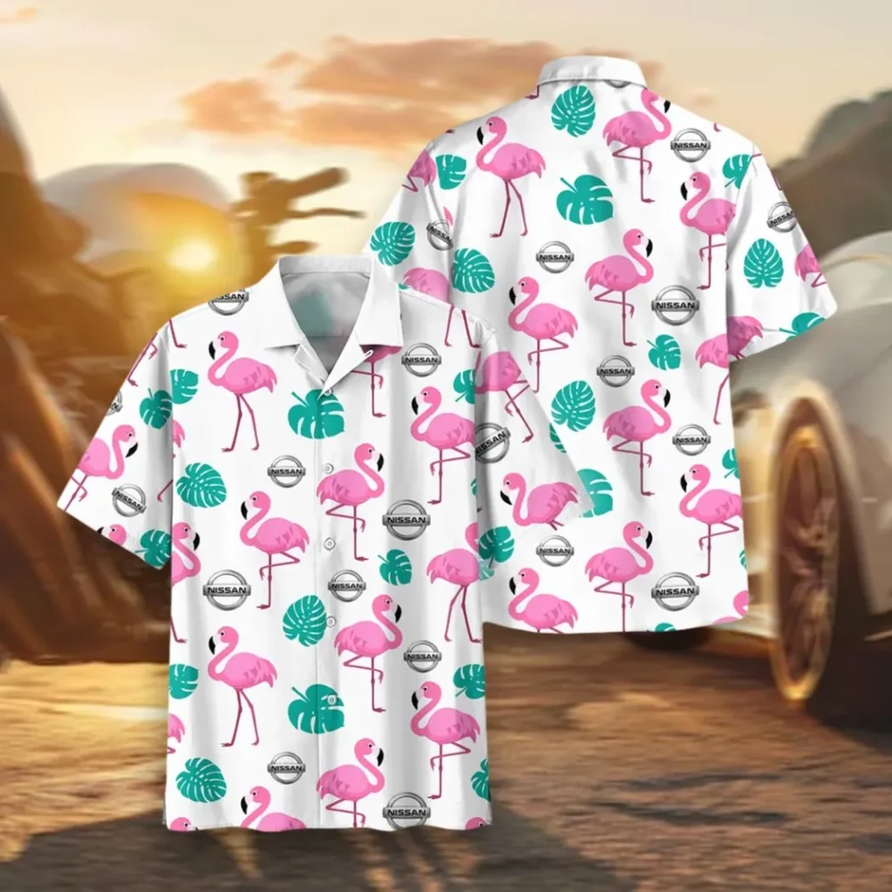 Electric Vehicle Hawaiian Shirt Exclusive Logo, Motor Culture Button Shirt CAR207