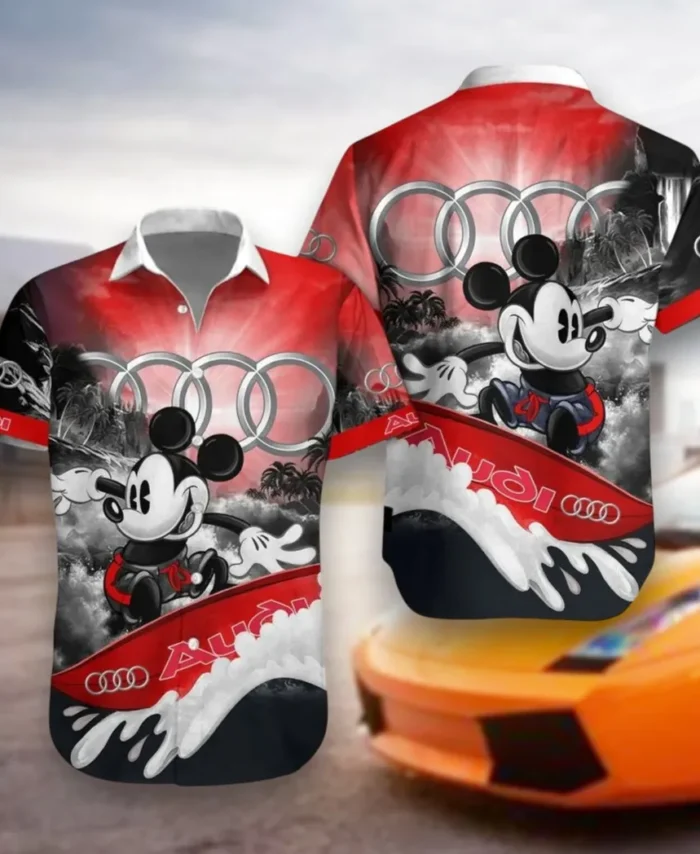 High-End Car Hawaiian Shirt Exclusive Logo, Speed Legend Button Shirt CAR530
