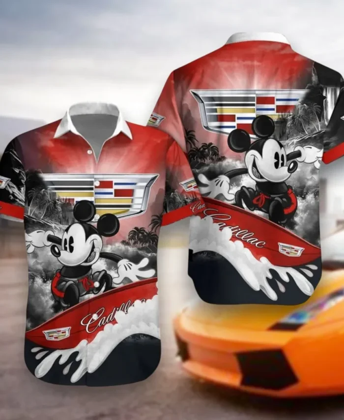 Elegant Touring Car Hawaiian Shirt Exclusive Logo, Urban Driver Button Shirt CAR530