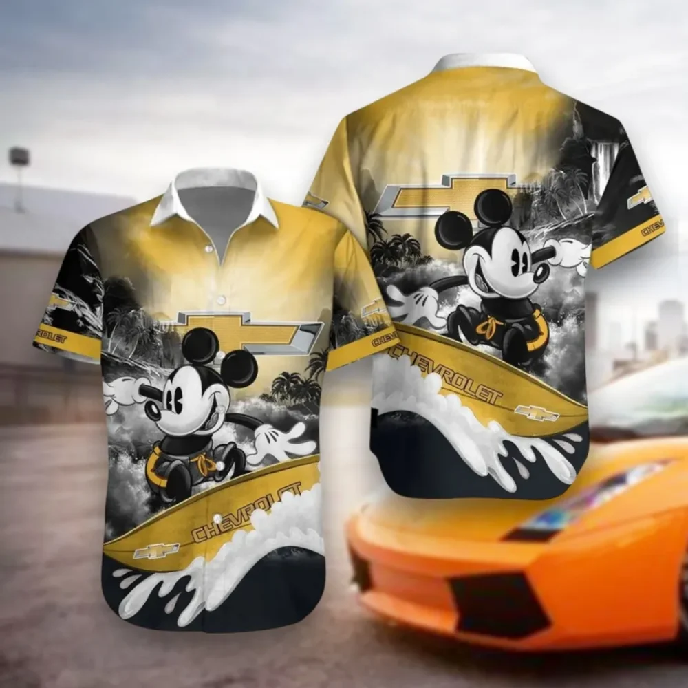 Off-Road SUV Hawaiian Shirt Exclusive Logo, Summer Garage Button Shirt CAR530