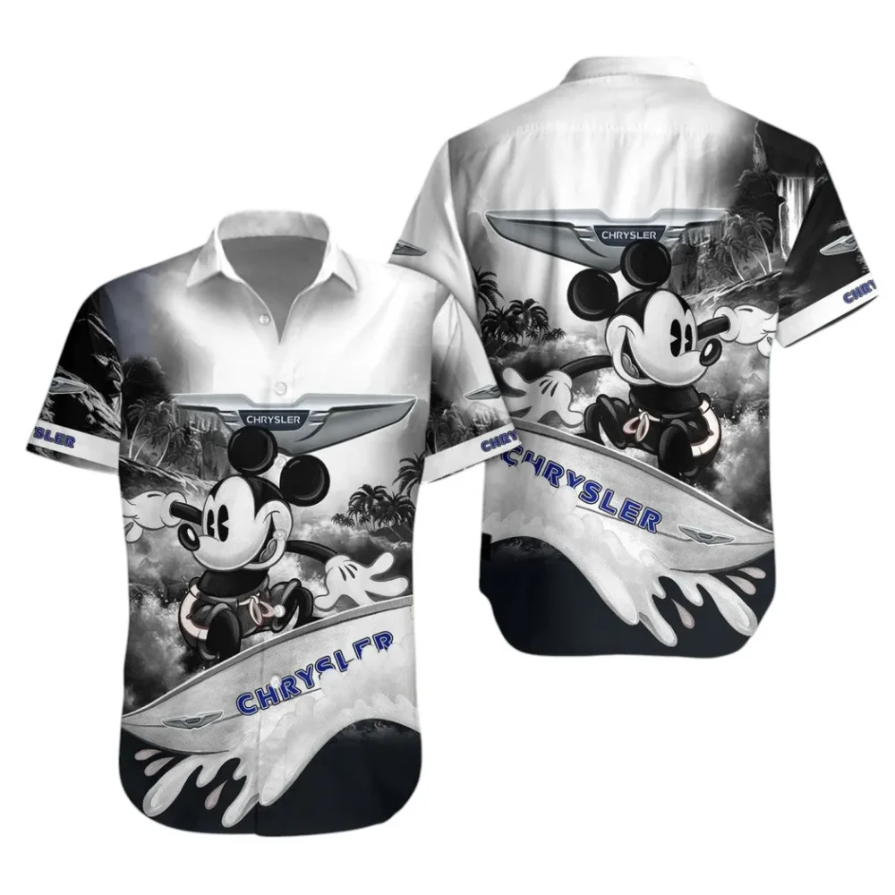 Family Car Hawaiian Shirt Exclusive Logo, Urban Driver Button Shirt CAR530 - Image 2