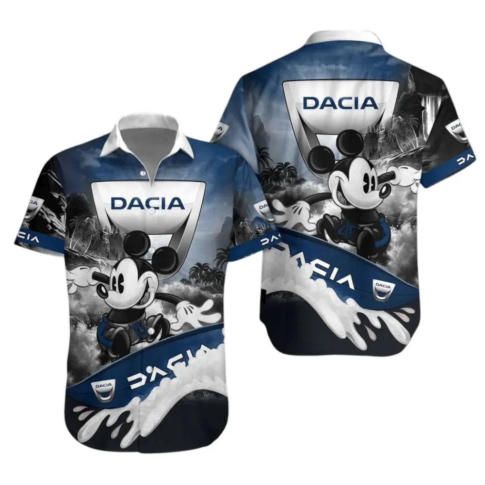 Digipower Machines Hawaiian Shirt Exclusive Logo, Urban Driver Button Shirt CAR530 - Image 2