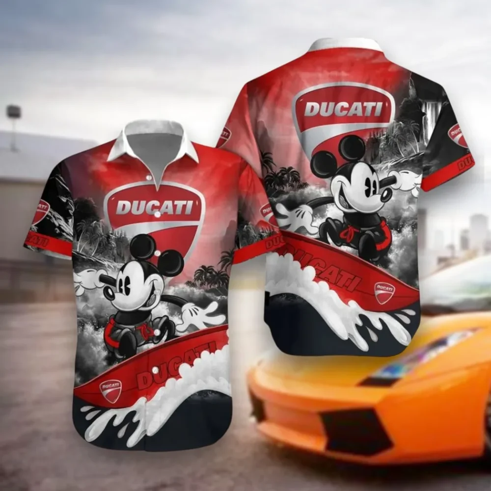 Precision Racer Hawaiian Shirt Exclusive Logo, Engine Lover Button Shirt CAR530