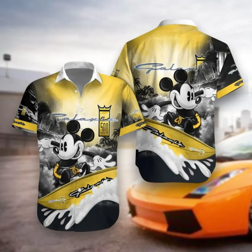 Classic Cruiser Hawaiian Shirt Exclusive Logo, Custom Ride Button Shirt CAR530