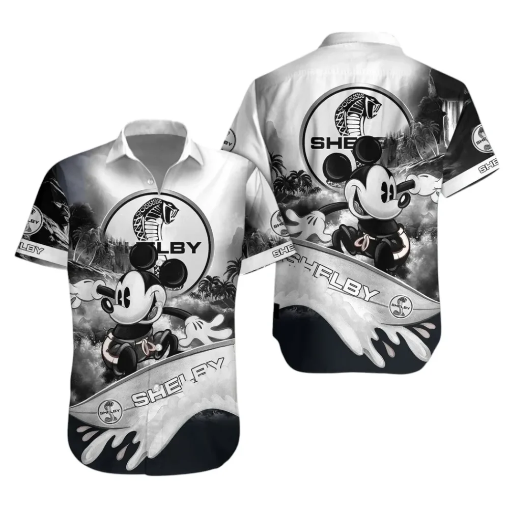 High-Power Car Hawaiian Shirt Exclusive Logo, Urban Driver Button Shirt CAR530 - Image 2