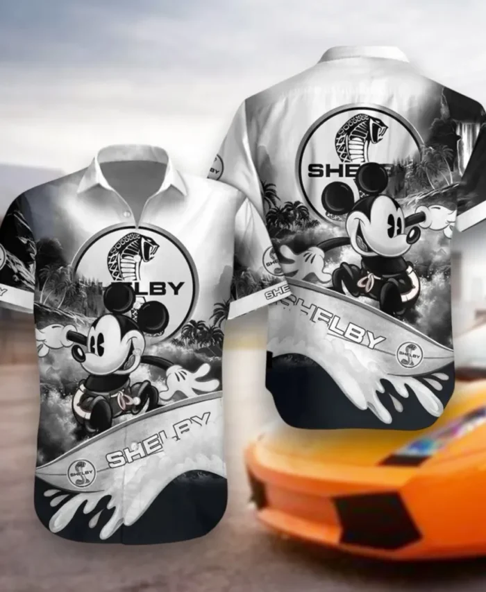 High-Power Car Hawaiian Shirt Exclusive Logo, Urban Driver Button Shirt CAR530