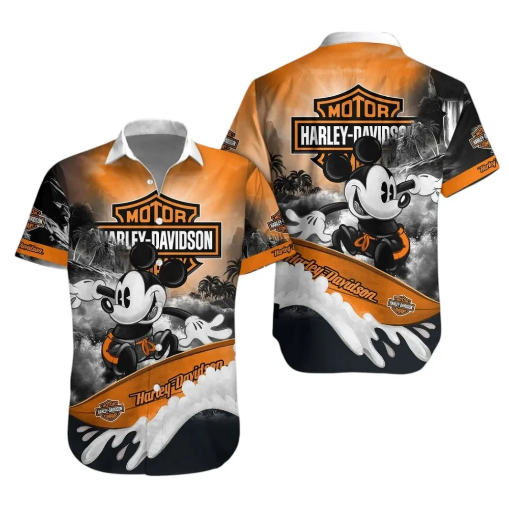 Cruiser Legend Hawaiian Shirt Exclusive Logo, Motorsport Vibe Button Shirt CAR530 - Image 2