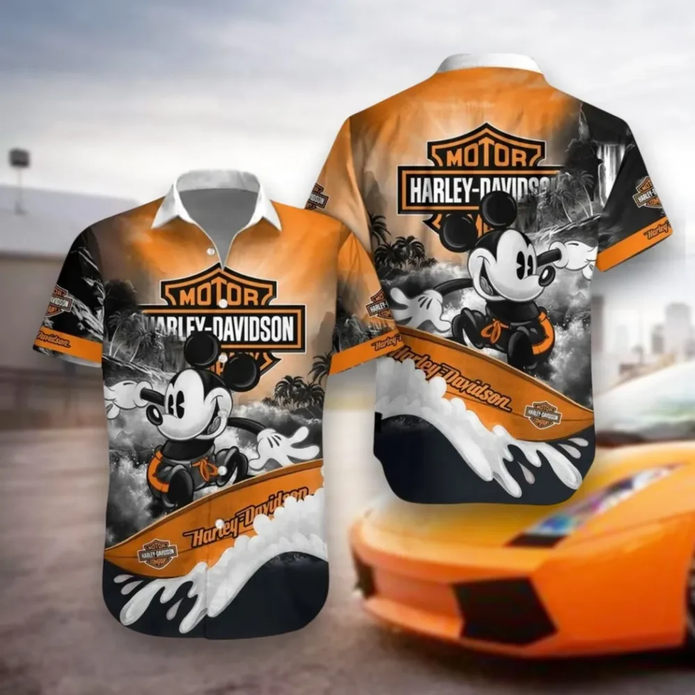 Cruiser Legend Hawaiian Shirt Exclusive Logo, Motorsport Vibe Button Shirt CAR530
