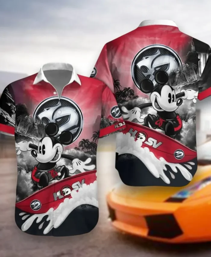 Performance Coupe Hawaiian Shirt Exclusive Logo, Motorsport Vibe Button Shirt CAR530