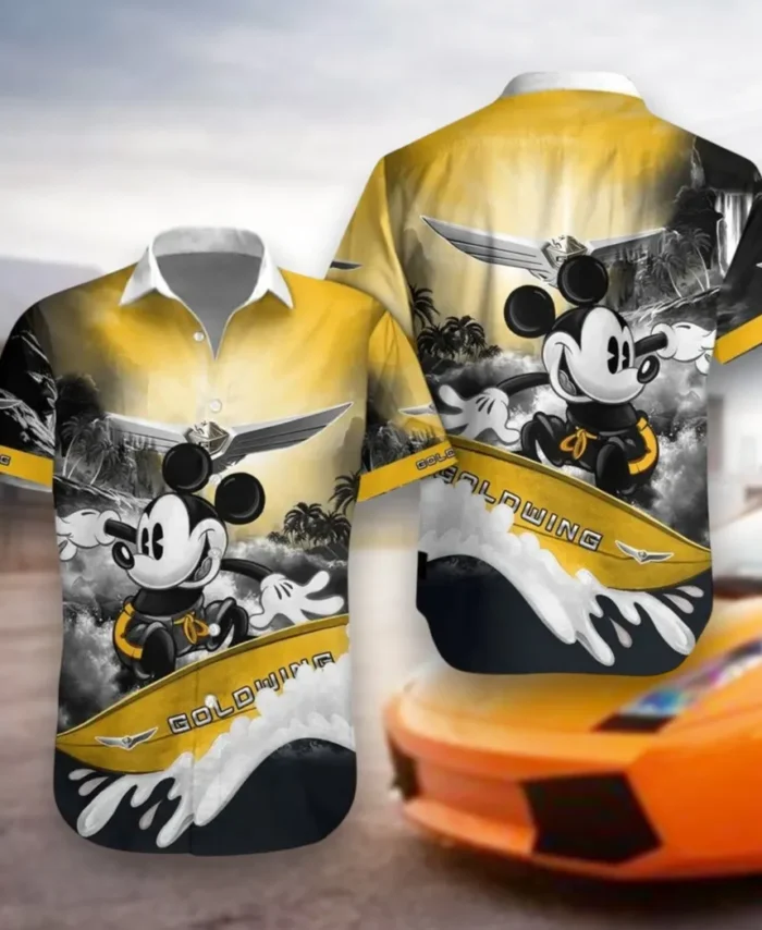 Car Hawaiian Shirt Exclusive Logo, Drift-Ready Button Shirt CAR530