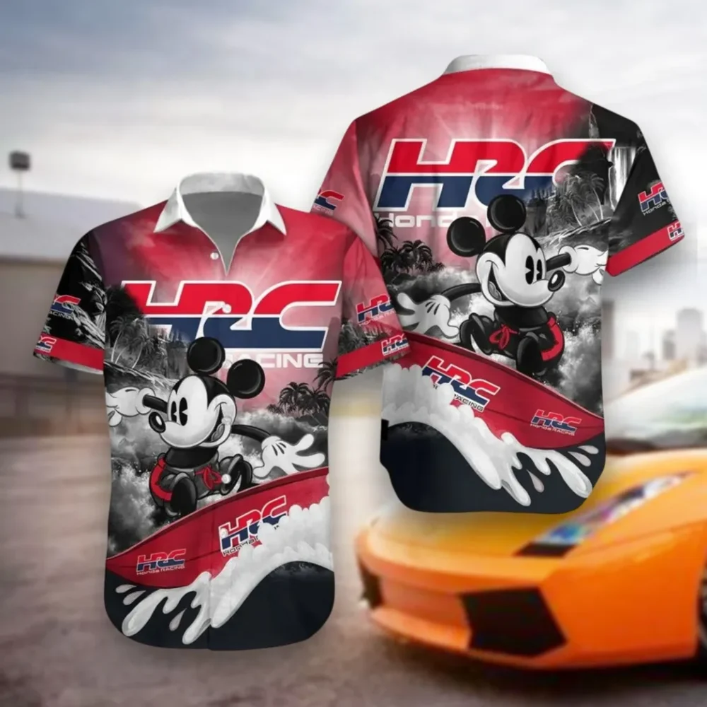 Car Hawaiian Shirt Exclusive Logo, Road-Trip Ready Button Shirt CAR530