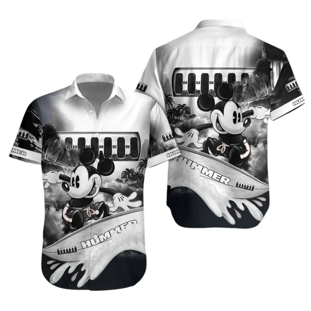 Heavy-Duty 4x4 Hawaiian Shirt Exclusive Logo, Rider's Paradise Button Shirt CAR530 - Image 2