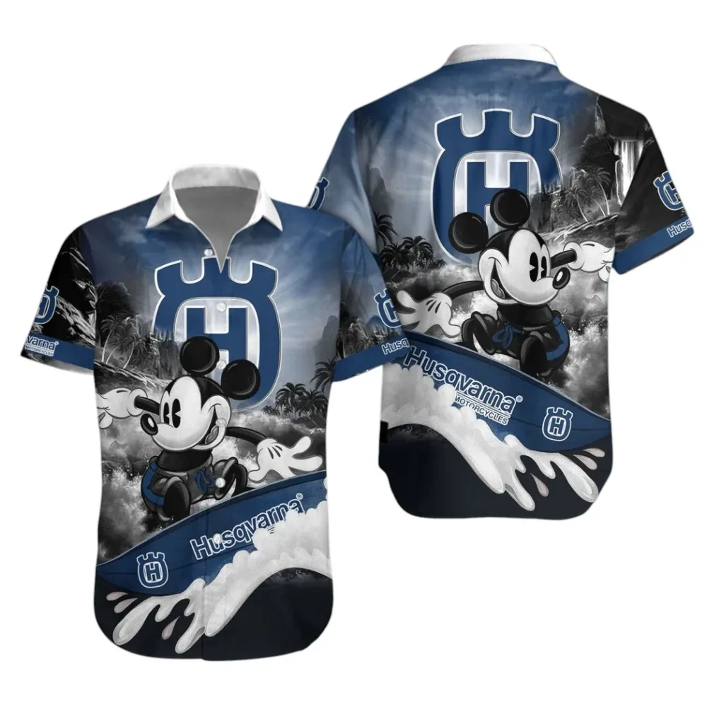 Enduro Rider Hawaiian Shirt Exclusive Logo, Motor Culture Button Shirt CAR530 - Image 2