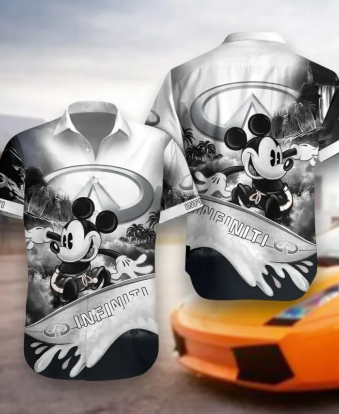 Upscale Automobile Hawaiian Shirt Exclusive Logo, Custom Garage Button Shirt CAR530