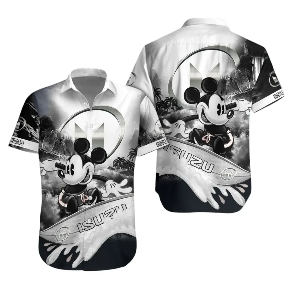 Transport Vehicle Hawaiian Shirt Exclusive Logo, Road-Trip Ready Button Shirt CAR530 - Image 2