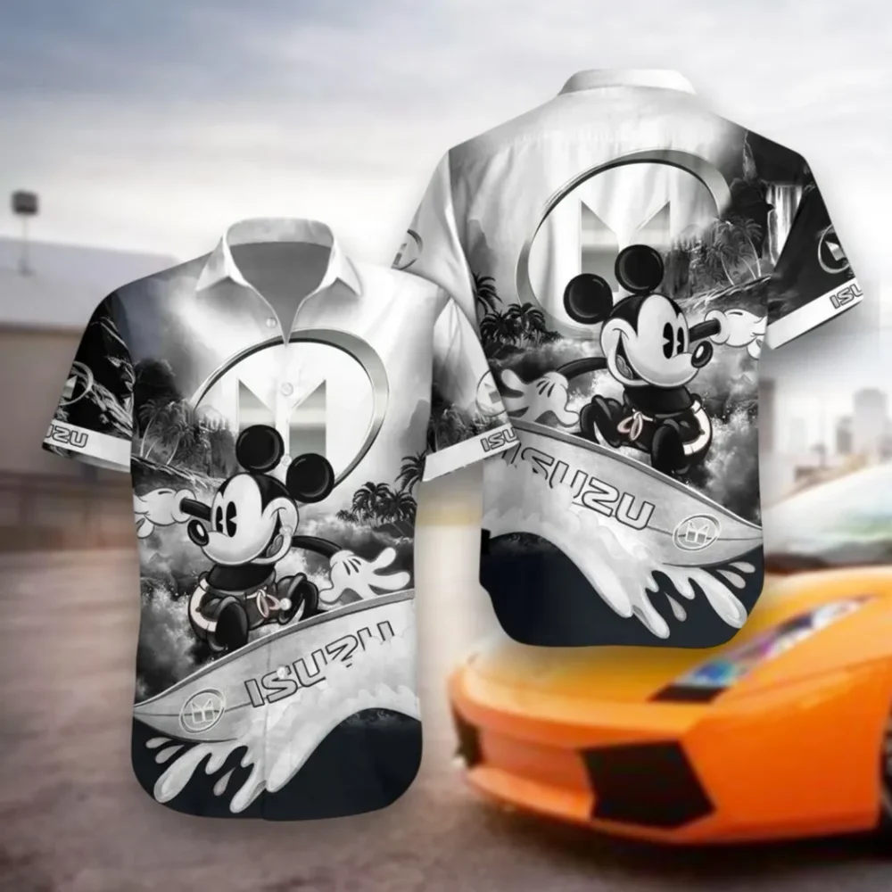 Transport Vehicle Hawaiian Shirt Exclusive Logo, Road-Trip Ready Button Shirt CAR530