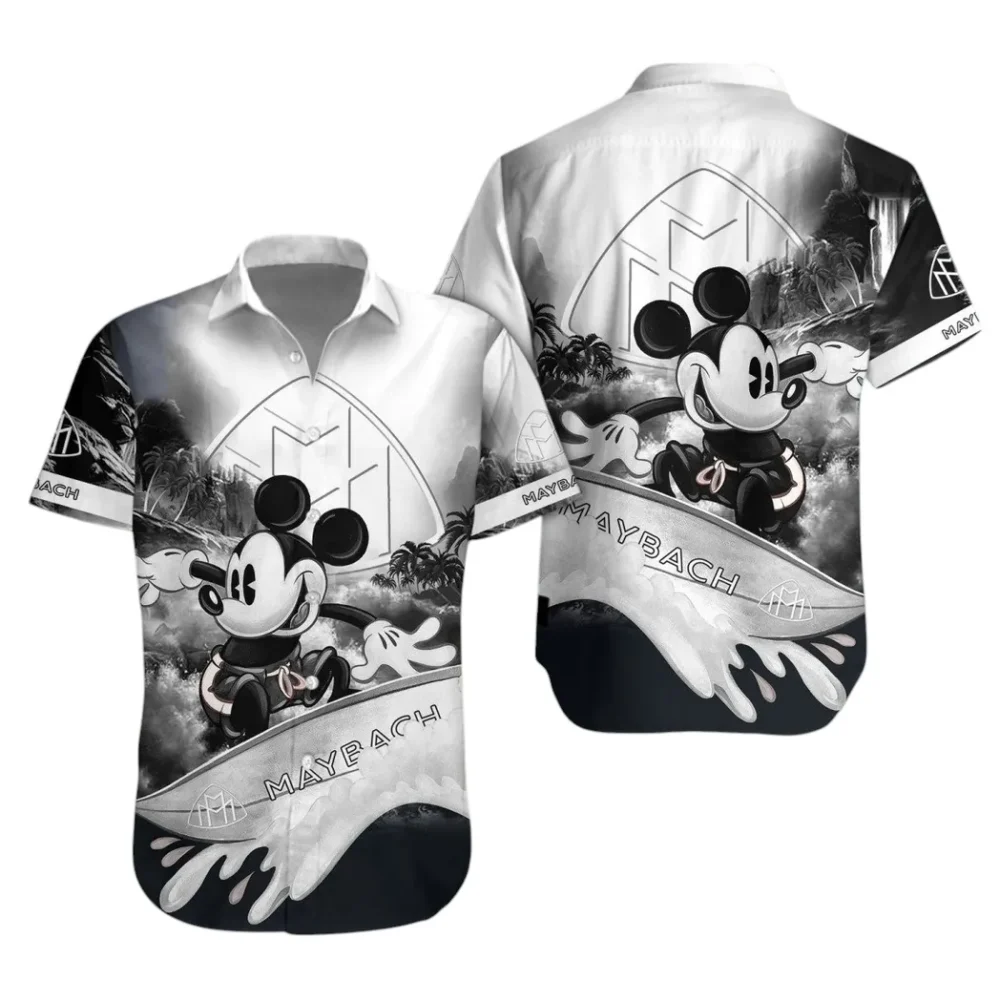 Sport Car Hawaiian Shirt Exclusive Logo, Motorsport Vibe Button Shirt CAR530 - Image 2