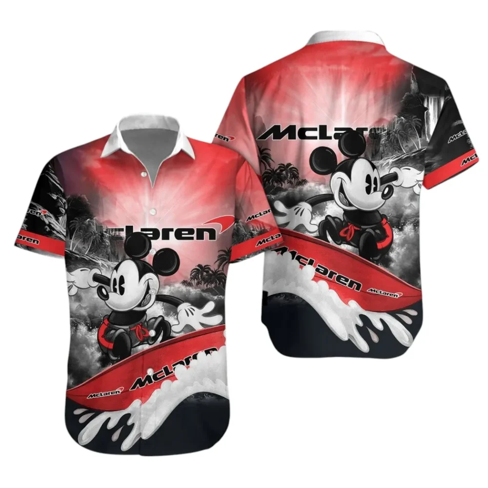 Track Monster Hawaiian Shirt Exclusive Logo, Drift-Ready Button Shirt CAR530 - Image 2