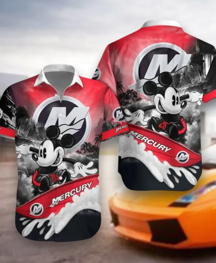 Vessel Propulsion Hawaiian Shirt Exclusive Logo, Auto Fan Button Shirt CAR530