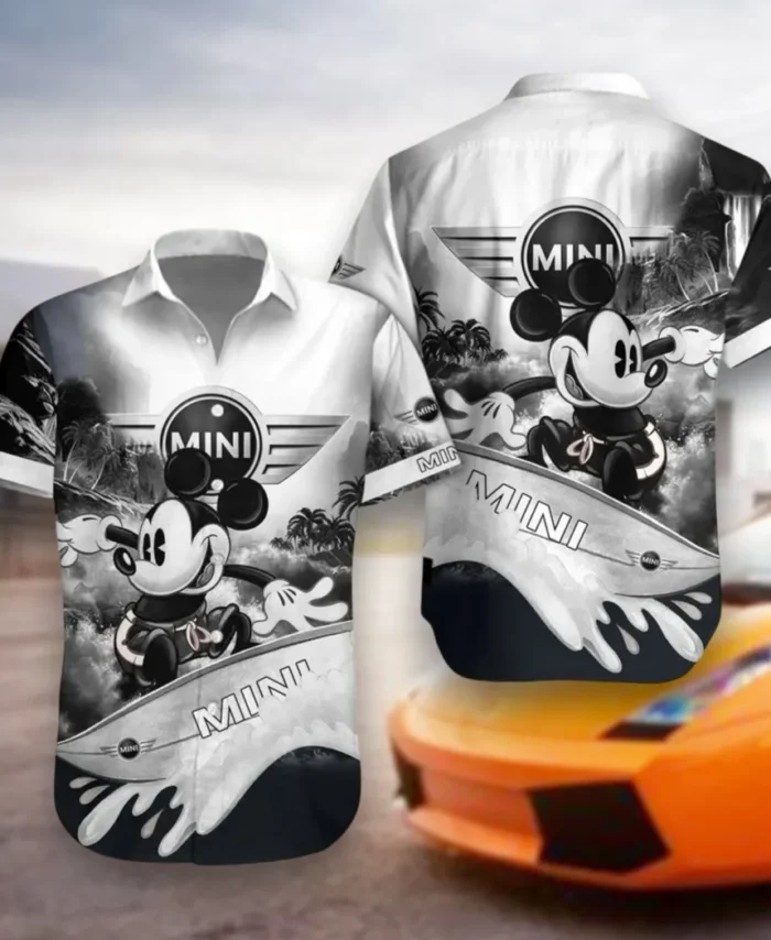 Urban Explorer Hawaiian Shirt Exclusive Logo, Rider's Paradise Button Shirt CAR530