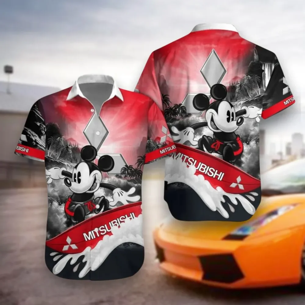 Crossover SUV Hawaiian Shirt Exclusive Logo, Street Racer Button Shirt CAR530