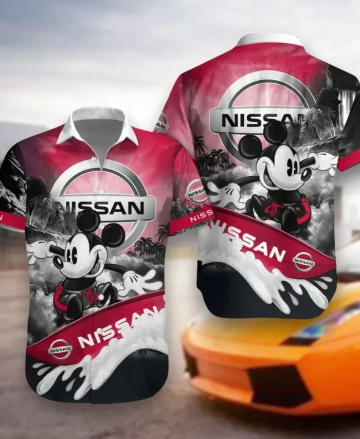 Urban Auto Hawaiian Shirt Exclusive Logo, Speed Legend Button Shirt CAR530