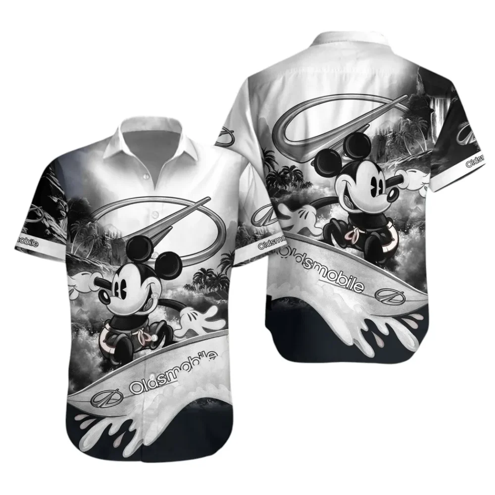 Executive Sedan Hawaiian Shirt Exclusive Logo, Engine Lover Button Shirt CAR530 - Image 2
