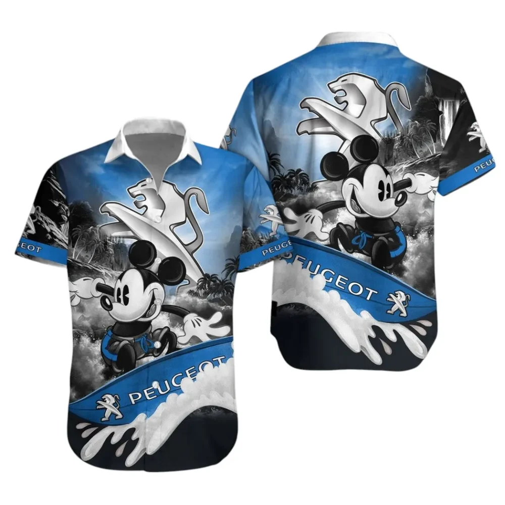 Compact Hatchback Hawaiian Shirt Exclusive Logo, Car Meet Button Shirt CAR530 - Image 2