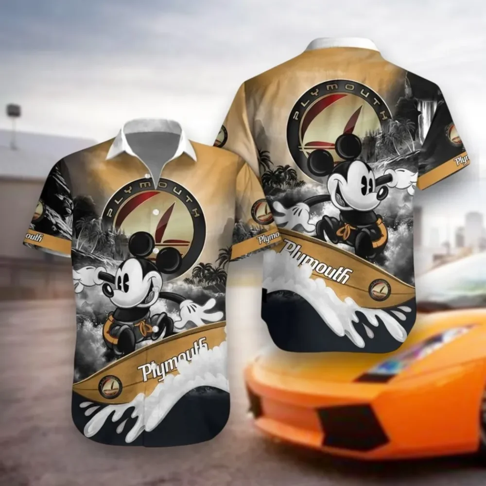 Timeless Automobile Hawaiian Shirt Exclusive Logo, Street-Ready Button Shirt CAR530