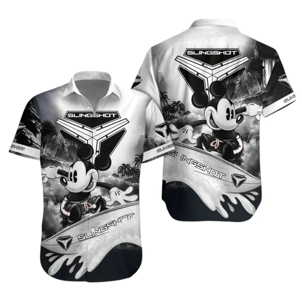 Unique Three-Wheeler Hawaiian Shirt Exclusive Logo, Summer Garage Button Shirt CAR530 - Image 2