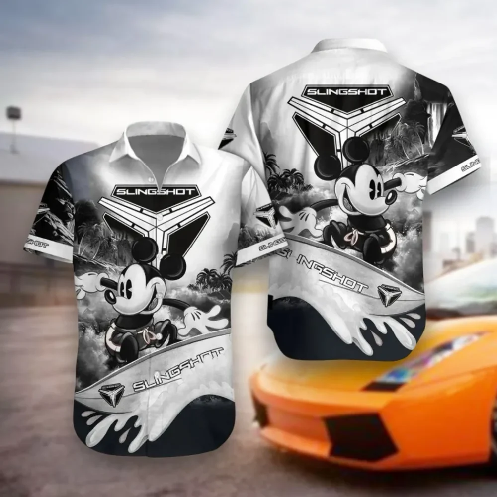 Unique Three-Wheeler Hawaiian Shirt Exclusive Logo, Summer Garage Button Shirt CAR530