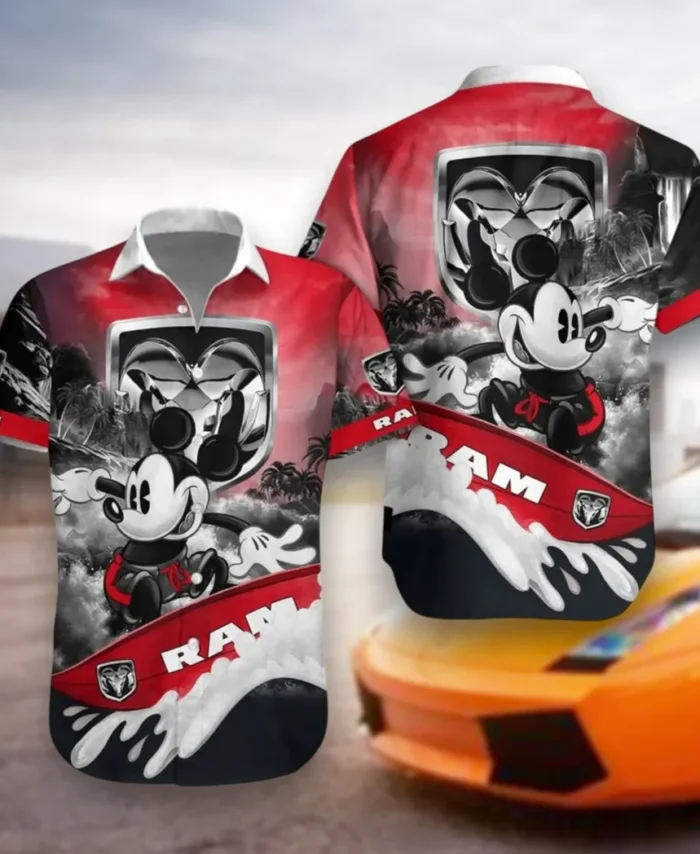 Utility Vehicle Hawaiian Shirt Exclusive Logo, Motorsport Vibe Button Shirt CAR530
