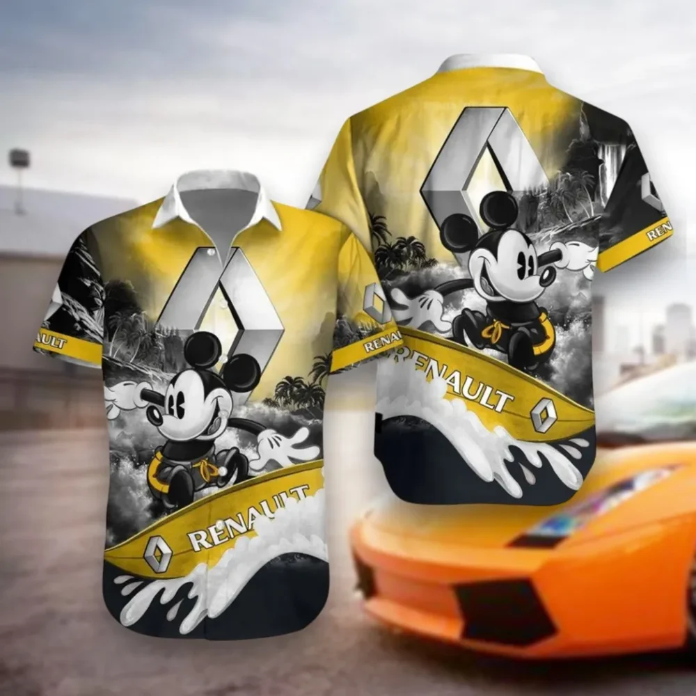 Everyday Ride Hawaiian Shirt Exclusive Logo, Motor Culture Button Shirt CAR530