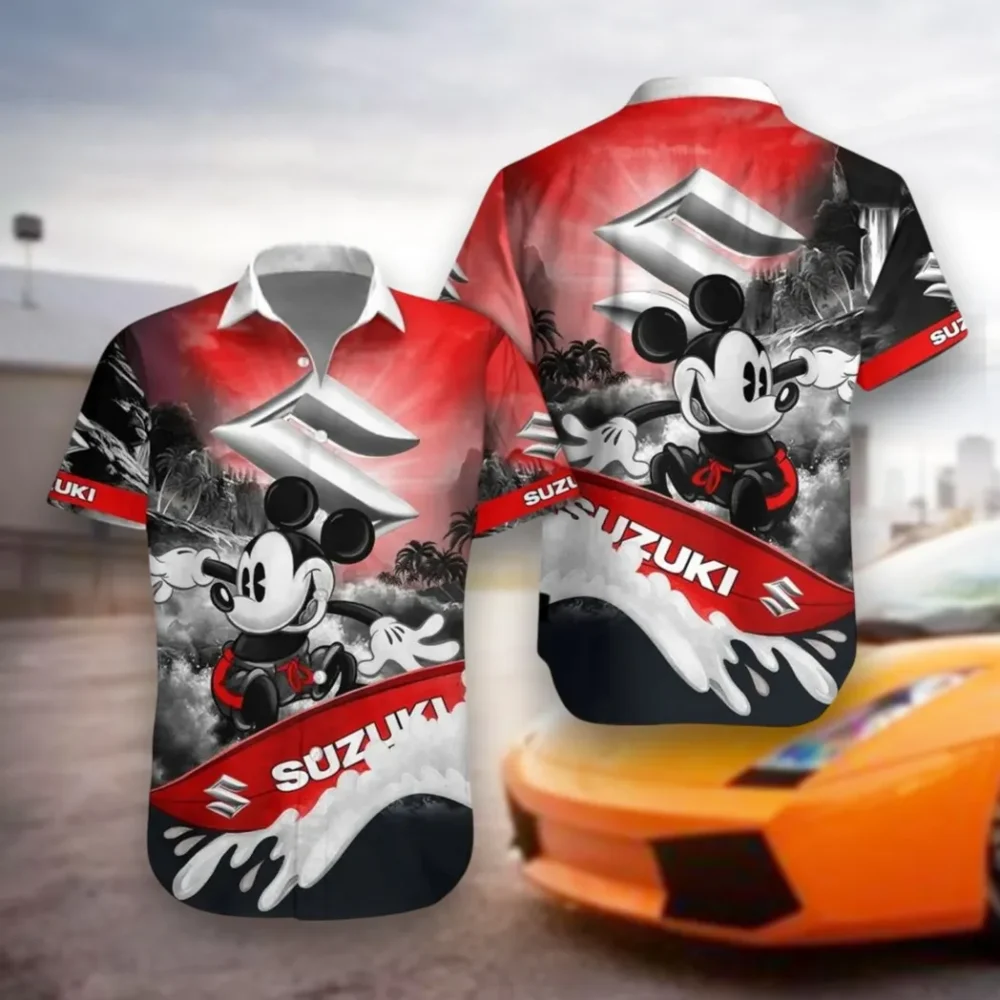 Speed Demon Hawaiian Shirt Exclusive Logo, Gearhead Style Button Shirt CAR530