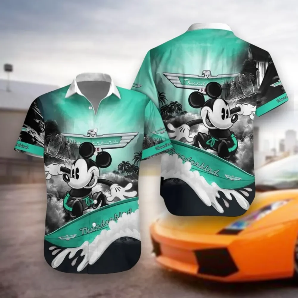 Vintage Luxury Ride Hawaiian Shirt Exclusive Logo, Rider's Paradise Button Shirt CAR530
