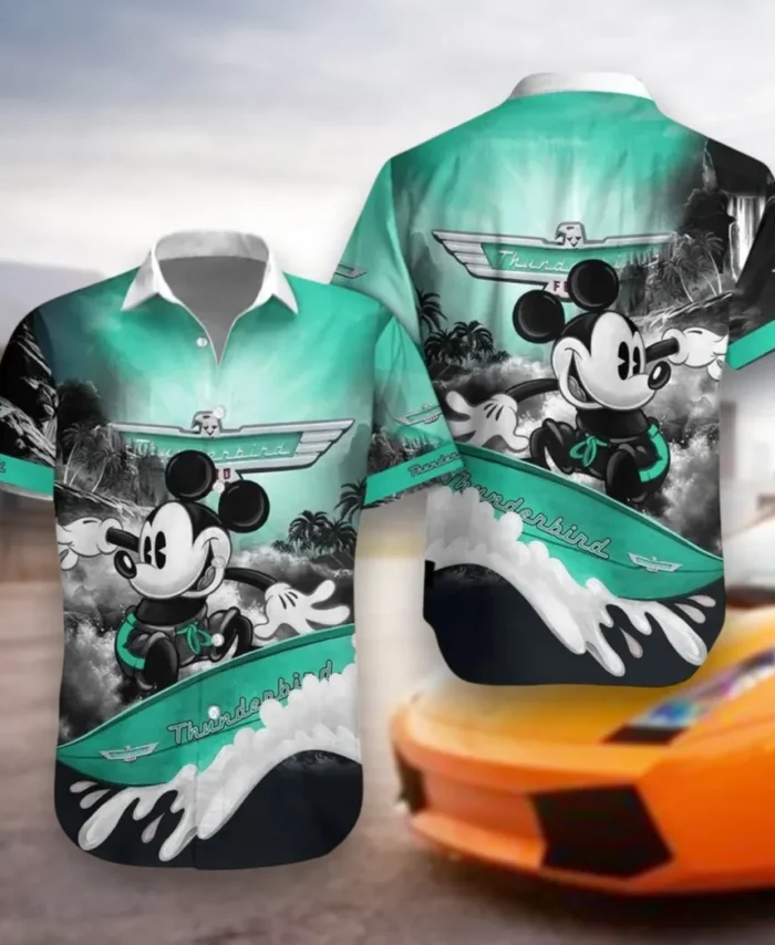 Vintage Luxury Ride Hawaiian Shirt Exclusive Logo, Rider's Paradise Button Shirt CAR530