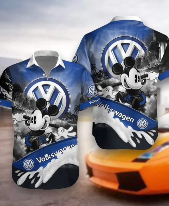 Hatchback Car Hawaiian Shirt Exclusive Logo, Bold Driver Button Shirt CAR530