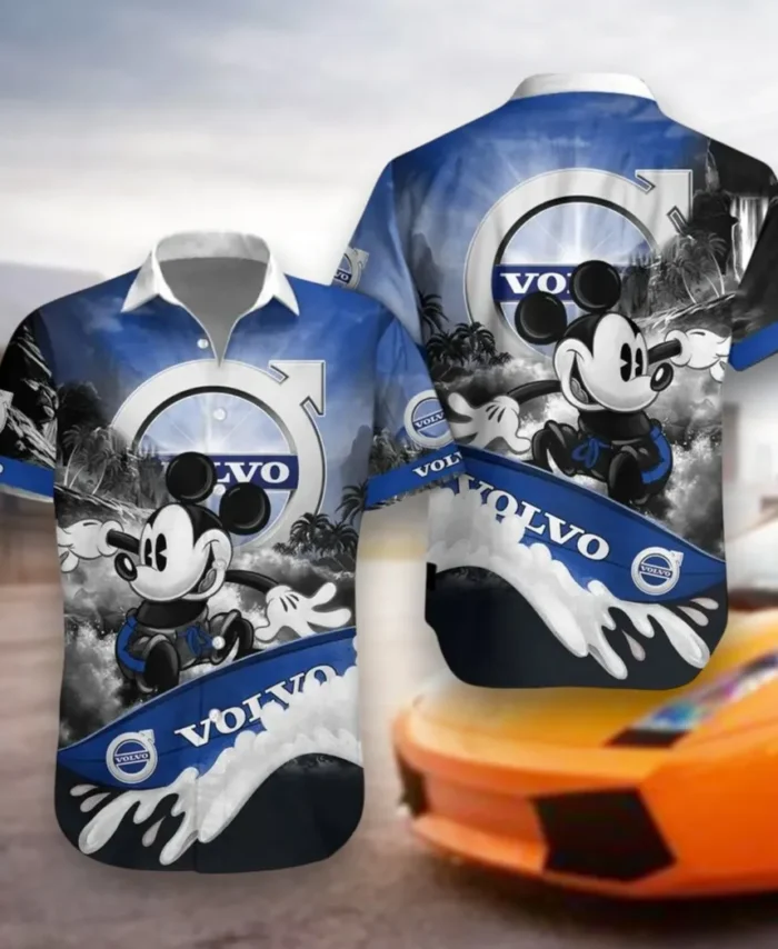 Auto Hawaiian Shirt Exclusive Logo, Open Road Button Shirt CAR530