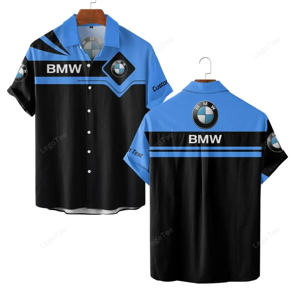 Sports Sedan Hawaiian Shirt Exclusive Logo, Performance Gear Button Shirt CAR980 - Image 2