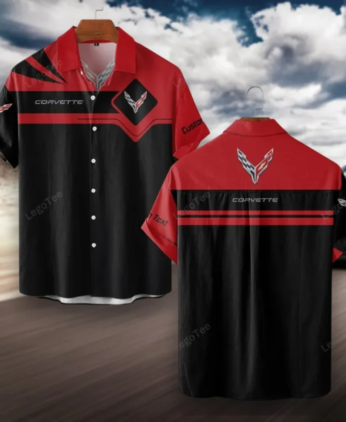 Classic Speedster Hawaiian Shirt Exclusive Logo, Performance Gear Button Shirt CAR980